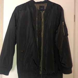 Black Bomber Jacket
